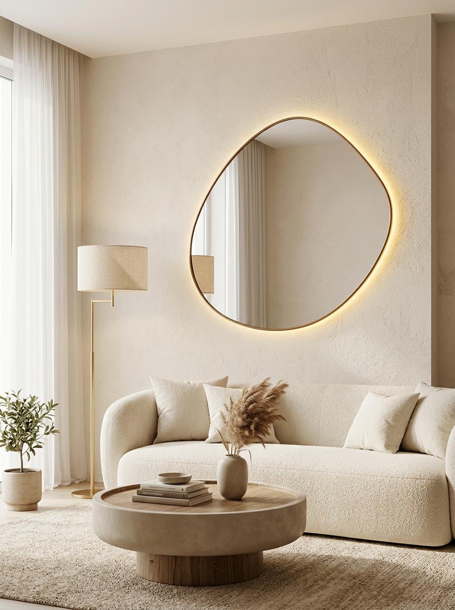 Гостиная с LED-подсветкой